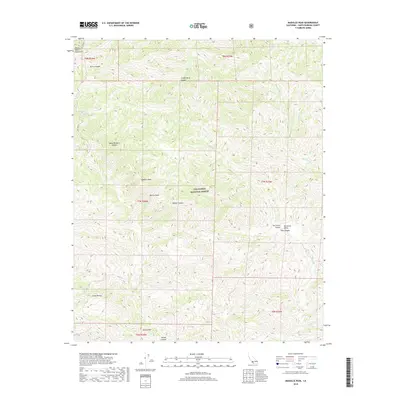 2018 Map of Madulce Peak, 2018 Print