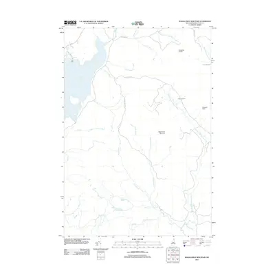 2012 Map of Magalloway Mountain, 2012 Print