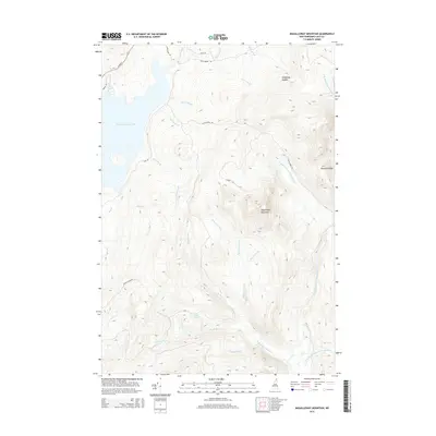 2015 Map of Magalloway Mountain, 2015 Print