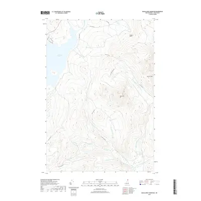 2018 Map of Magalloway Mountain, 2018 Print