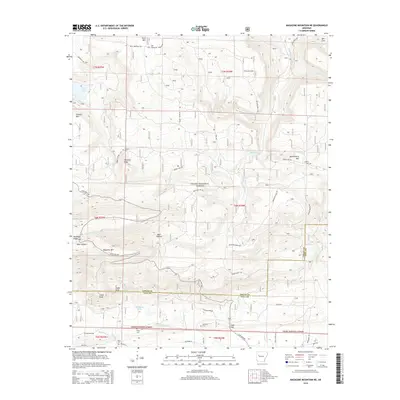 2014 Map of Magazine Mountain NE, 2014 Print