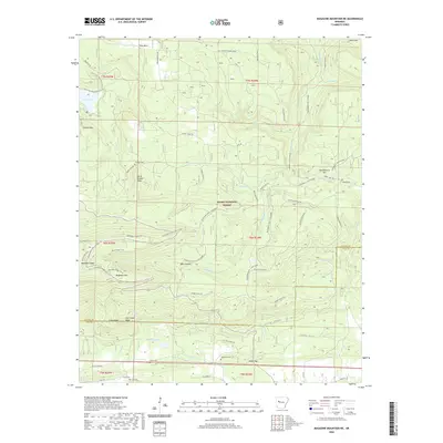 2020 Map of Magazine Mountain NE, 2020 Print