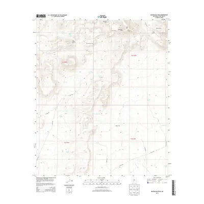 2013 Map of Magdalena Peak, 2013 Print