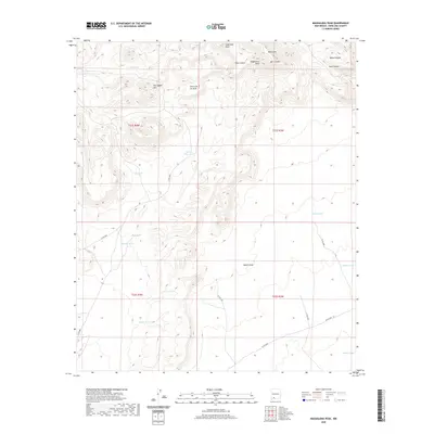 2020 Map of Magdalena Peak, 2020 Print