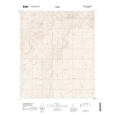 2023 Map of Magdalena Peak, 2023 Print