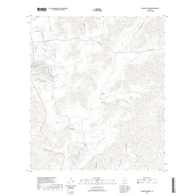2019 Map of Magers Crossing, 2019 Print