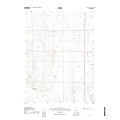 2020 Map of Magic Hot Springs, 2020 Print