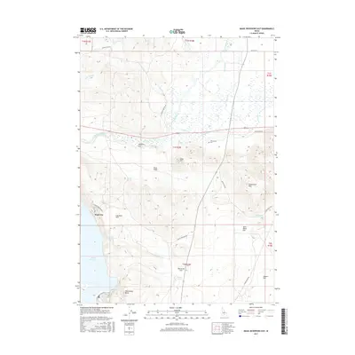 2017 Map of Magic Reservoir East, 2017 Print