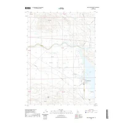 2020 Map of Magic Reservoir West, 2020 Print