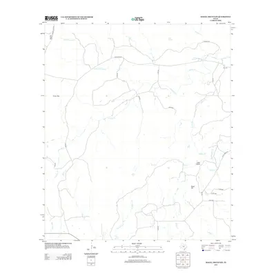 2012 Map of Magill Mountain, 2012 Print