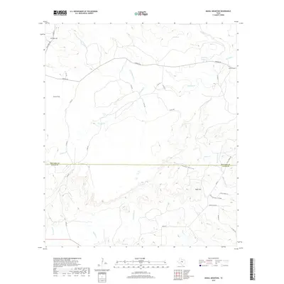 2019 Map of Magill Mountain, 2019 Print
