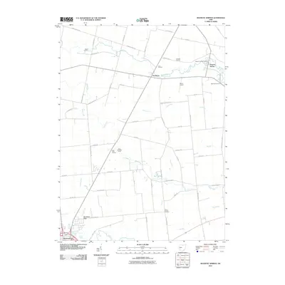2010 Map of Magnetic Springs, 2010 Print