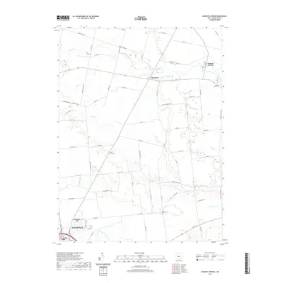 2019 Map of Magnetic Springs, 2019 Print