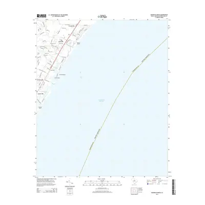 2014 Map of Magnolia Beach, 2014 Print