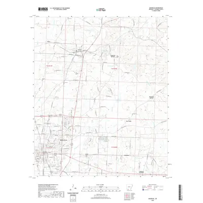 2020 Map of Magnolia, 2020 Print