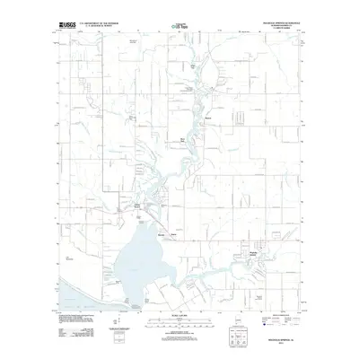 2011 Map of Magnolia Springs, 2011 Print