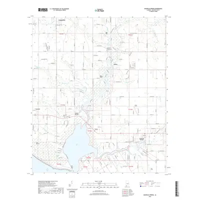 2018 Map of Magnolia Springs, 2018 Print