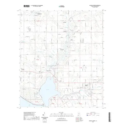 2020 Map of Magnolia Springs, 2020 Print