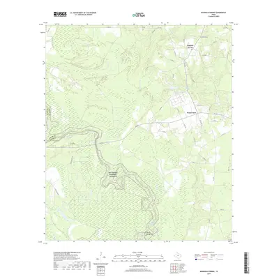 2019 Map of Magnolia Springs, 2019 Print