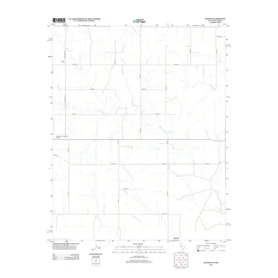 2012 Map of Magoun, 2012 Print