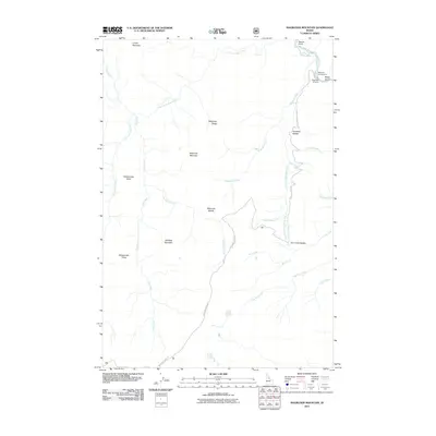2011 Map of Magruder Mountain, 2011 Print
