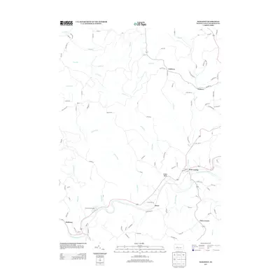 2013 Map of Mahaffey, 2013 Print