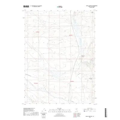 2018 Map of Mahala Creek East, 2018 Print
