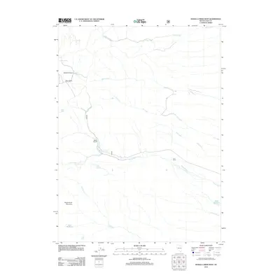 2012 Map of Mahala Creek West, 2012 Print