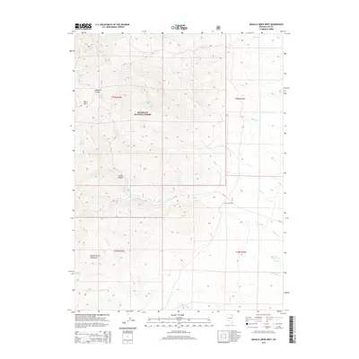 2015 Map of Mahala Creek West, 2015 Print