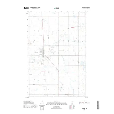 2019 Map of Mahnomen, 2019 Print