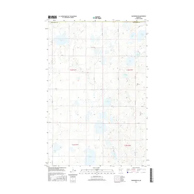 2016 Map of Mahnomen NE, 2016 Print