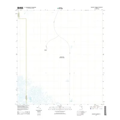 2015 Map of Mahogany Hammock, 2015 Print