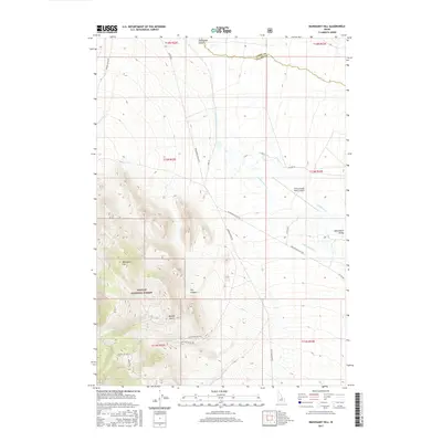 2017 Map of Mahogany Hill, 2017 Print