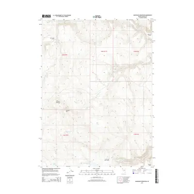 2015 Map of Mahogany Mountain, 2015 Print