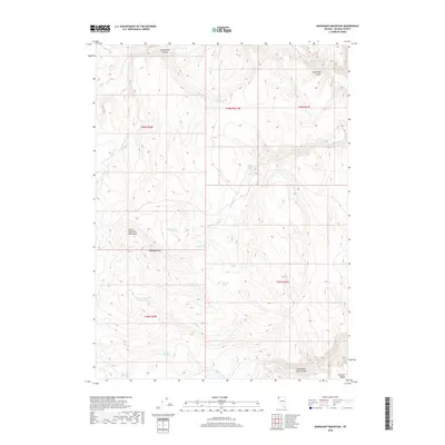 2018 Map of Mahogany Mountain, 2018 Print