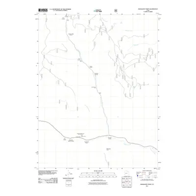 2011 Map of Mahogany Point, 2011 Print