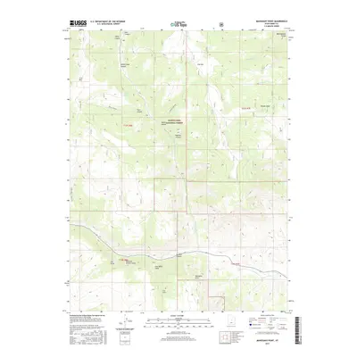 2017 Map of Mahogany Point, 2017 Print
