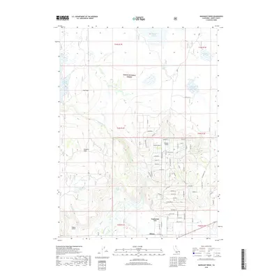 2018 Map of Mahogany Ridge, 2018 Print
