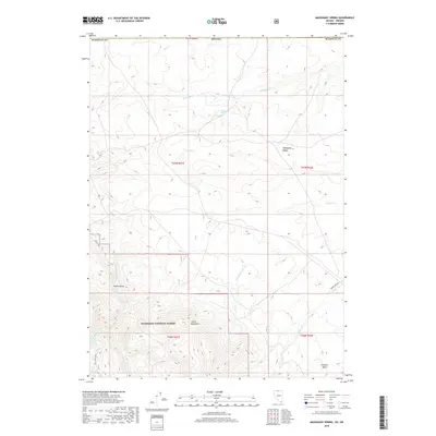 2018 Map of Mahogany Spring, 2018 Print