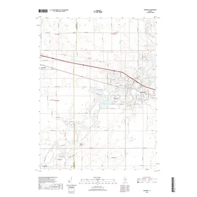 2018 Map of Mahomet, 2018 Print