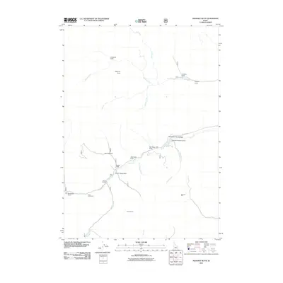 2011 Map of Mahoney Butte, 2011 Print