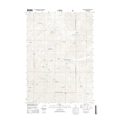 2013 Map of Mahoney Butte, 2013 Print