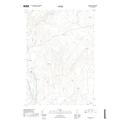 2018 Map of Mahoney Hill, 2018 Print