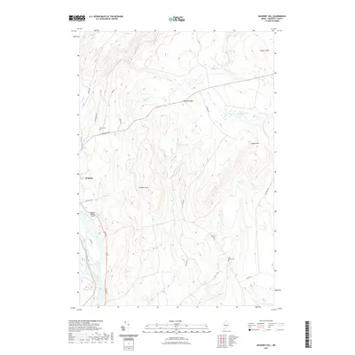 2021 Map of Mahoney Hill, 2021 Print