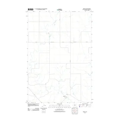 2012 Map of Mahto, 2012 Print