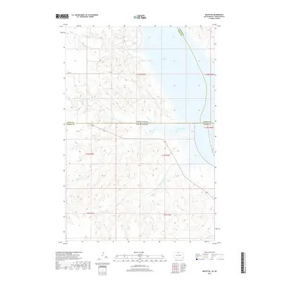 2017 Map of Mahto NE, 2017 Print