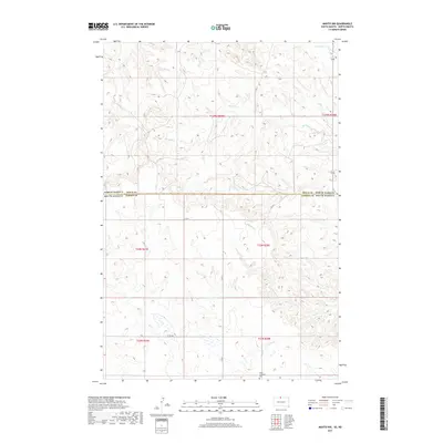 2017 Map of Mahto NW, 2017 Print