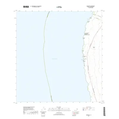 2017 Map of Mahukona, 2017 Print