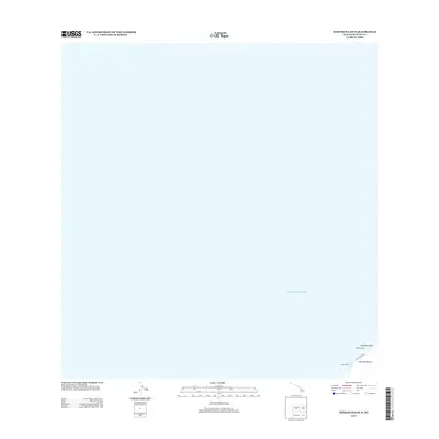 2013 Map of Mahukona OE N, 2013 Print
