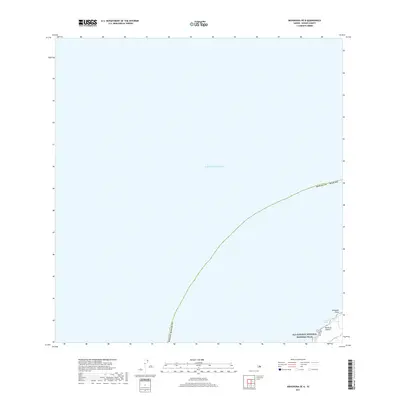 2017 Map of Mahukona OE N, 2017 Print